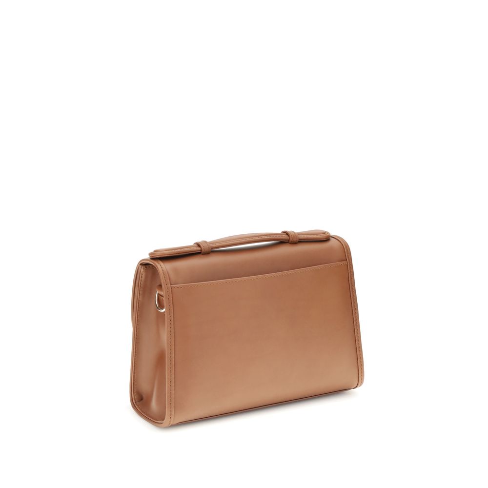 Mini Crossbody Flap Shoulder Bag by Gabriela Hearst for women in leather brown features a enviable silhouette, showcasing a secure flap, ample cardholder, and enviable crossbody-strap & handle for a enviable finish.
