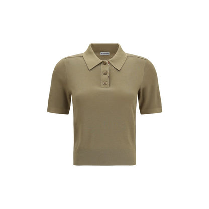 Polo Shirt by Burberry for women in merino wool bicolour & signature features a eye catching silhouette, showcasing a refined and short-sleeve for a eye catching finish.