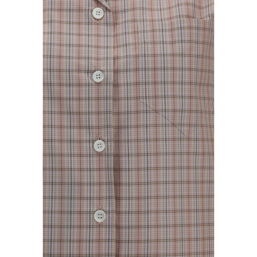 Shirt by Prada for women in cotton multicolor & patterned features an polished silhouette, showcasing a sophisticated and detail for a truly polished finish.