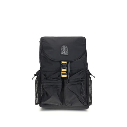 Drawstring Backpack by Parajumpers for men in nylon polyester faux leather & canvas black, yellow & signature features a effortlessly chic Mitchell Nylon Polyester Faux Leather & Canvas Drawstring Backpack design, showcasing a secure zipper, drawstring & buckle, ample external-pockets, internal-pockets & laptop-compartment, and versatile backpack-strap & adjustable-strap for a effortlessly chic finish.
