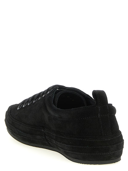 Sneakers by Tom Ford for men in suede leather brass & cotton black features a chic design, perfectly showcasing the chic low-top style of this Men's Low Top Suede Leather Brass & Cotton Sneakers.