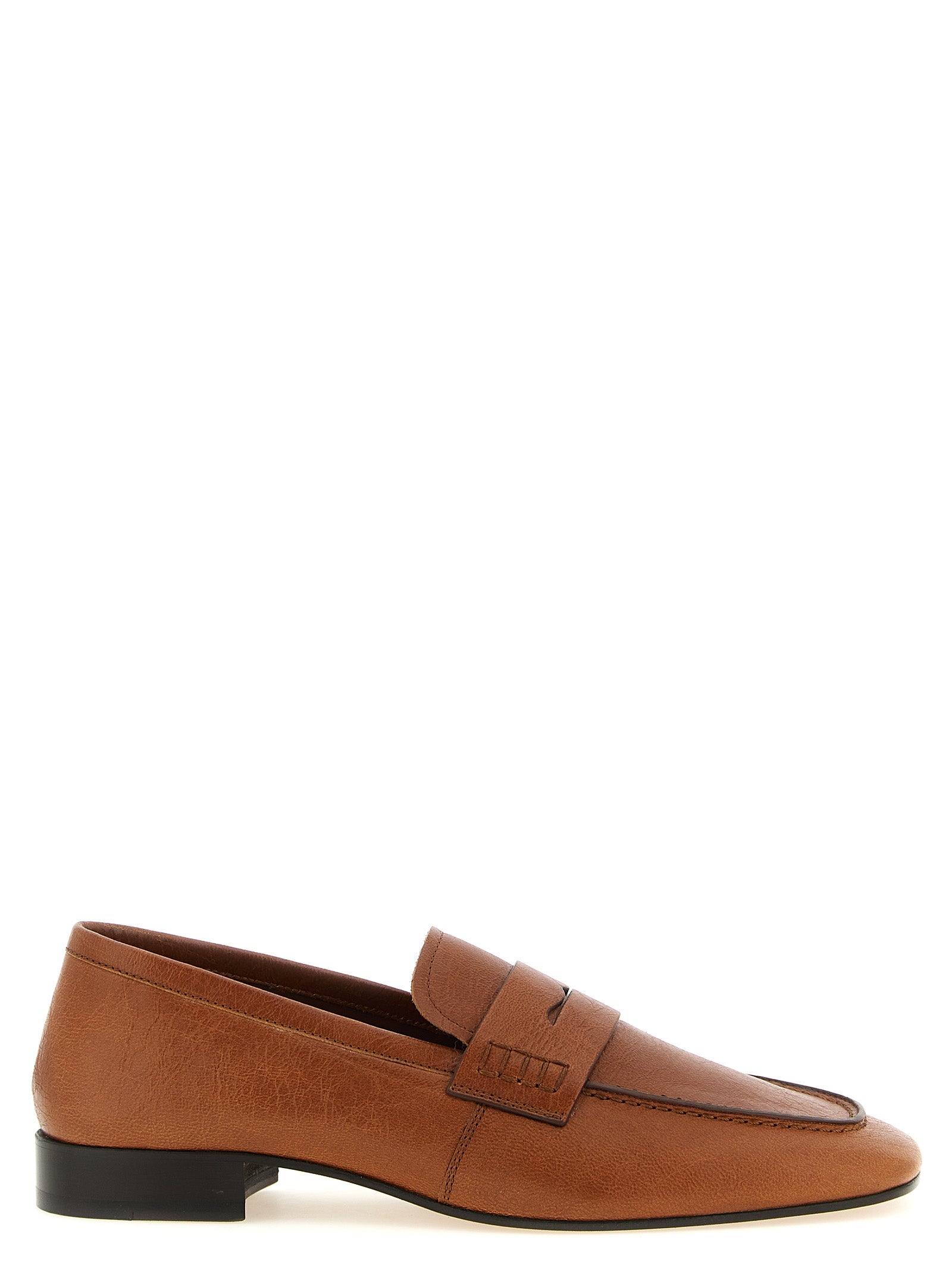 This Loafer Slip-On Shoes by Dries Van Noten for women in lamb leather brown & gold features an exquisite silhouette from the Women's Lamb Leather Loafer Slip-On Shoes collection, defined by a sophisticated block-heel and elegant .
