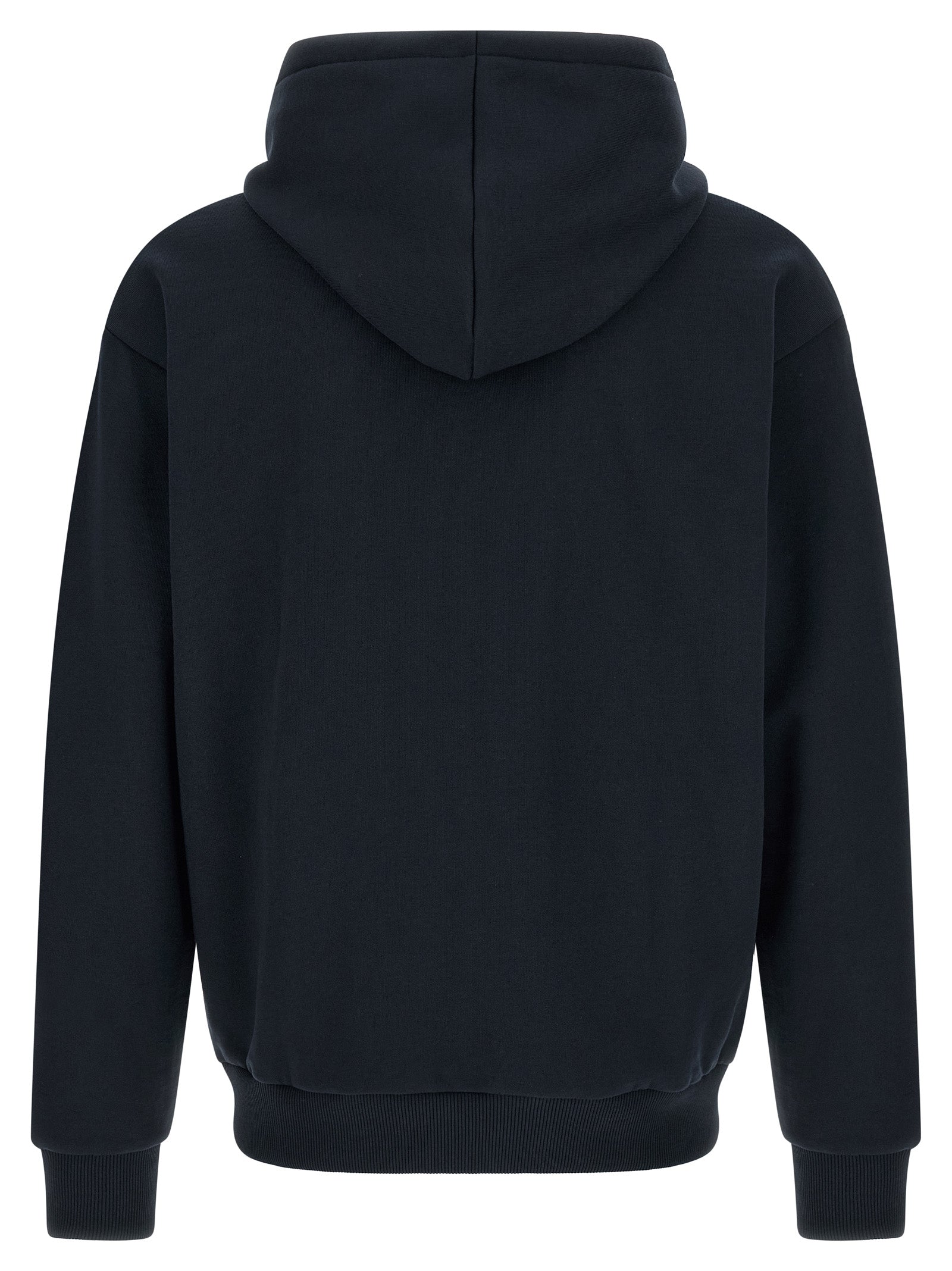 Sweatshirt Hoodie by Lacoste for men in poly cotton & crocodile skin leather blue features an luminous silhouette, showcasing a sophisticated hooded neckline and for a truly luminous look.