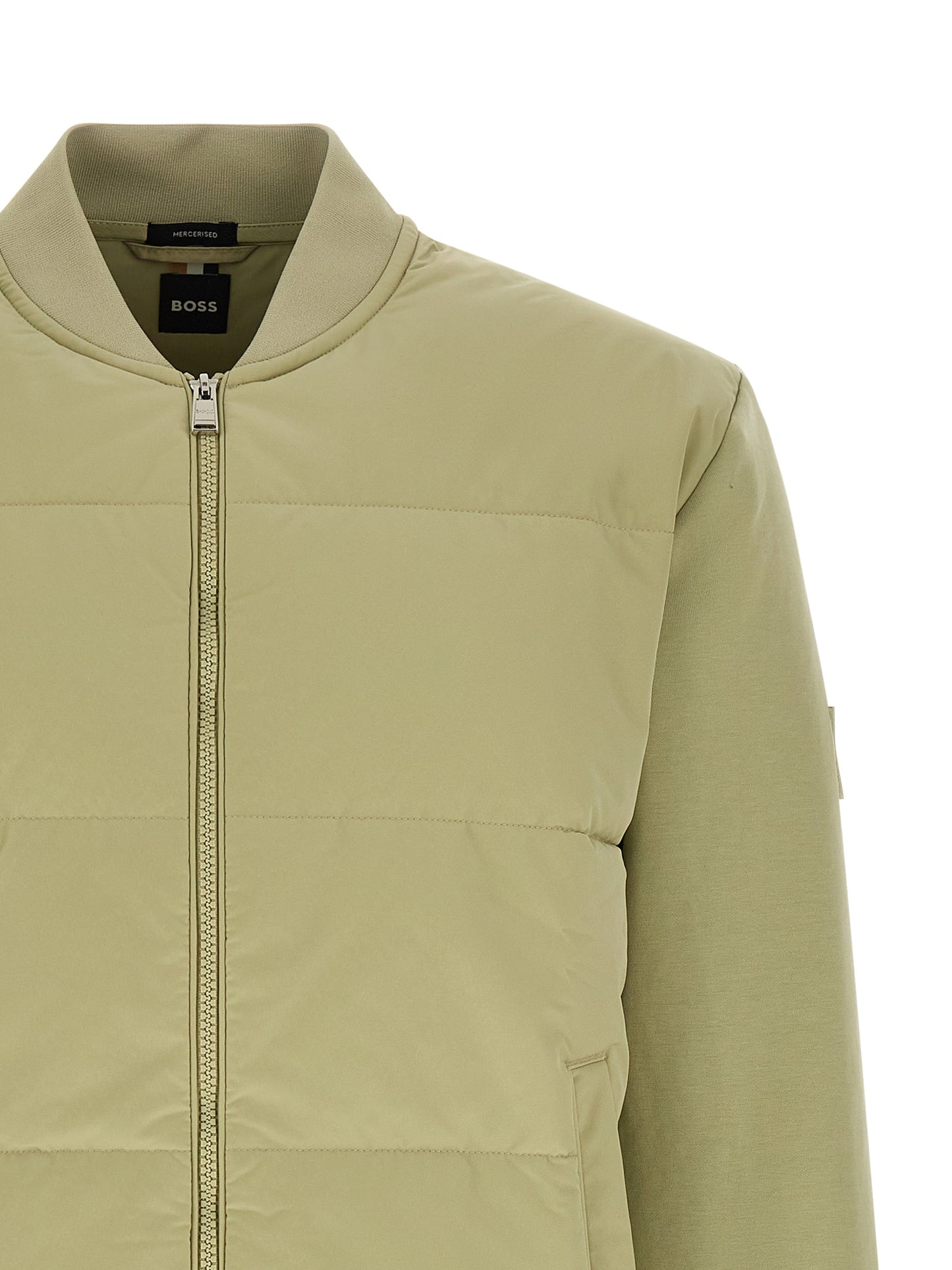 Sweatshirt by Hugo Boss for men in cotton polyester bicolour & green features a unrivaled silhouette with a refined and unrivaled detailing for a sophisticated look.