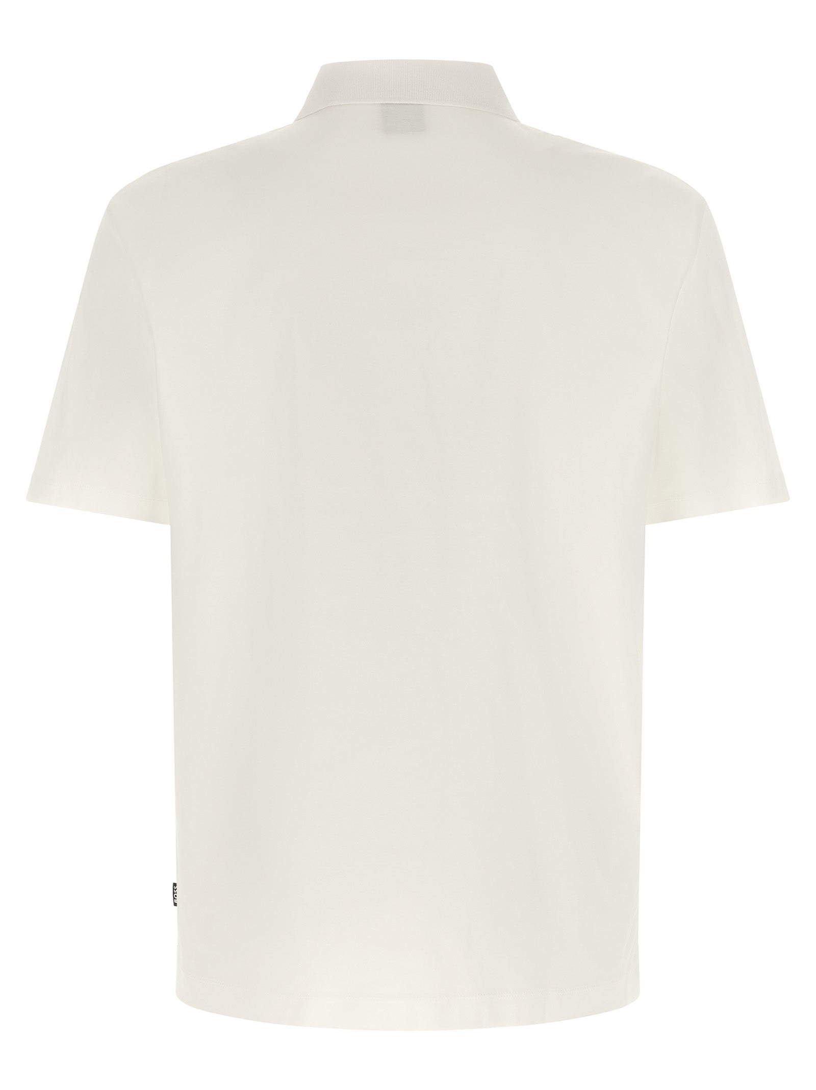 Polo Shirt by Hugo Boss for men in cotton cream, white & monogram showcases a enviable silhouette, featuring a refined and for a enviable finish.