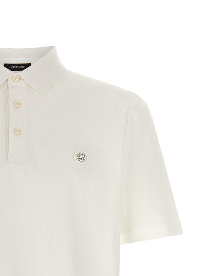 Polo Shirt by Hugo Boss for men in cotton cream, white & monogram presents a crisp silhouette, artfully detailed with a crisp and crisp .