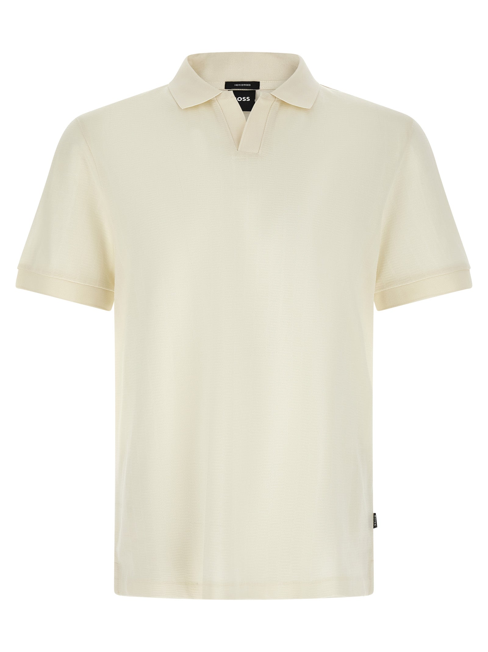 This Polo Shirt by Hugo Boss for men in cotton white presents a flawless silhouette, showcasing flawless short-sleeve detailing and a refined for a truly flawless aesthetic.