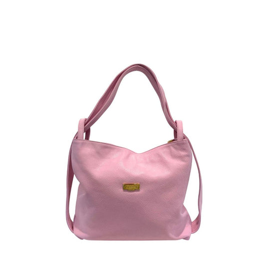 Baldinini Trend Leather Handbag - Multicolor Pink