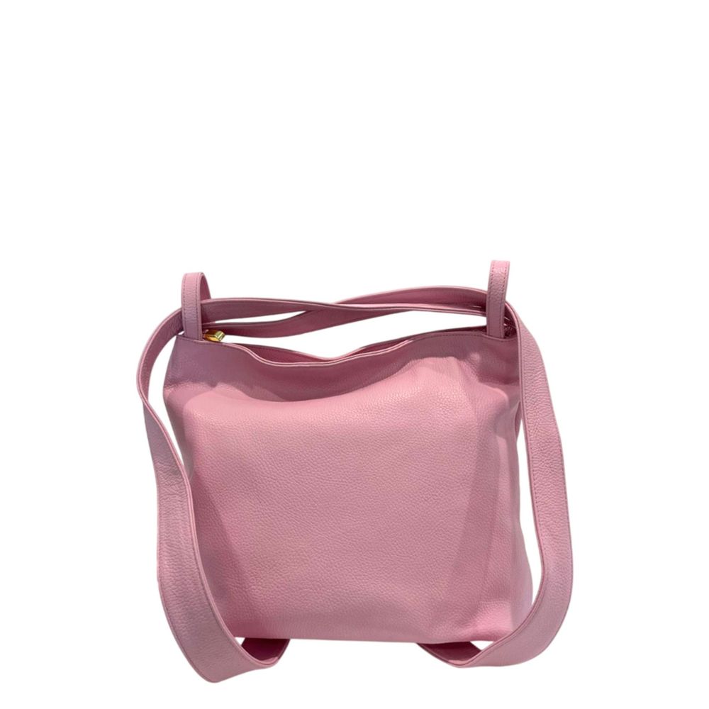Baldinini Trend Leather Handbag - Multicolor Pink