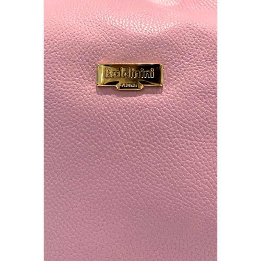 Baldinini Trend Leather Handbag - Multicolor Pink