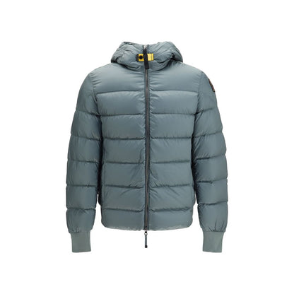 Hooded Puffer Jacket by Parajumpers for men in nylon polyester twill duck & goose down bicolour & yellow features an on trend silhouette, showcasing refined pockets, hooded & insulated and a sophisticated hooded neckline for a truly on trend finish.