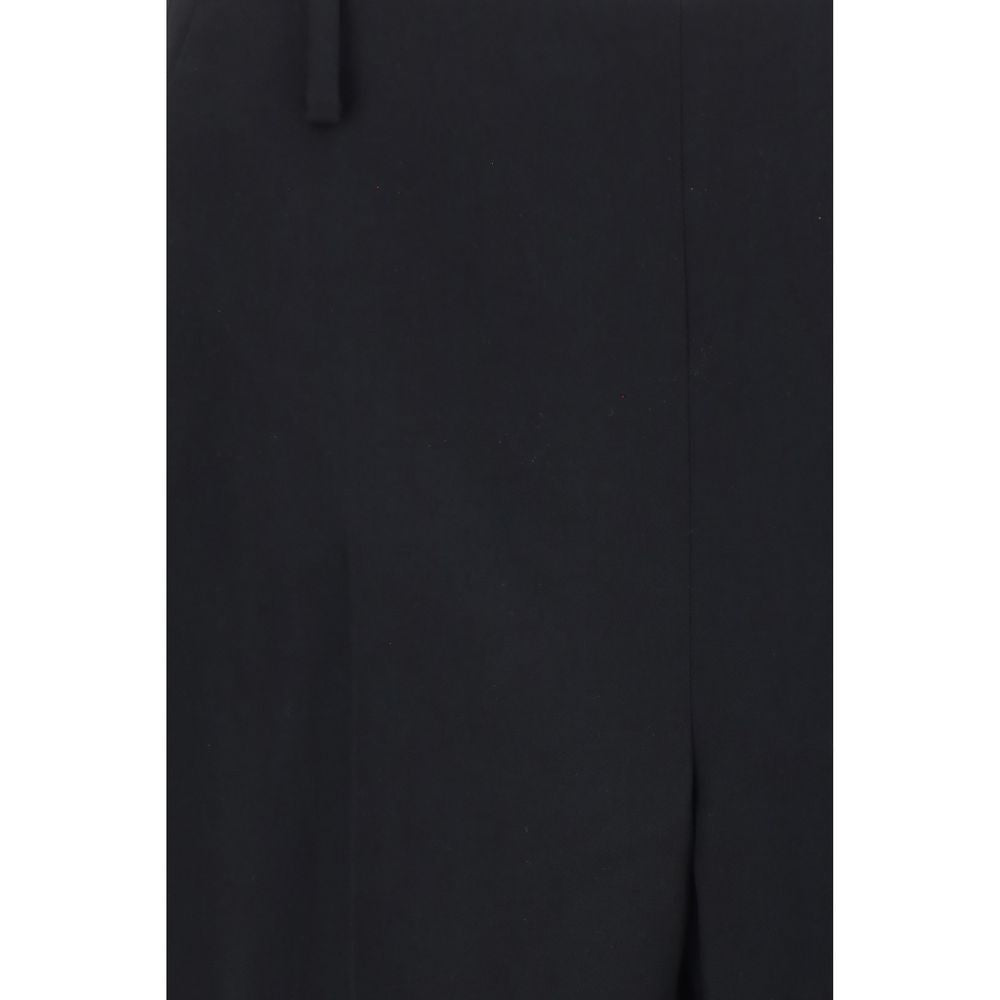 Casual Pants by Khaite for women in linen & polyester black features a refined silhouette with a refined regular-fit, defined by a and a refined long for a refined finish.