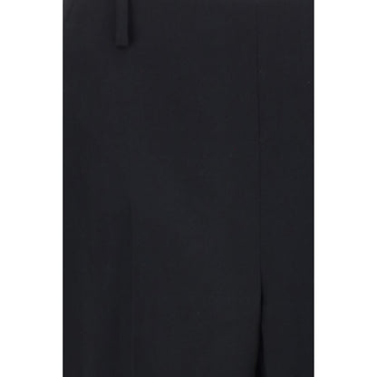 Casual Pants by Khaite for women in linen & polyester black features a refined silhouette with a refined regular-fit, defined by a and a refined long for a refined finish.
