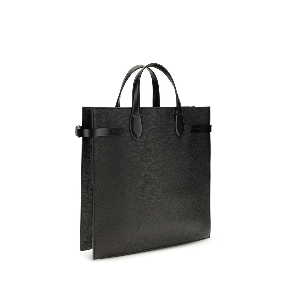 Medium Crossbody Travel Satchel Shoulder Bag by Valentino Garavani for men in bos taurus calf leather black & palladium showcases a enviable silhouette, artfully detailed with a secure , organized , and versatile crossbody-strap, shoulder-strap, handle & adjustable-strap for a enviable look.