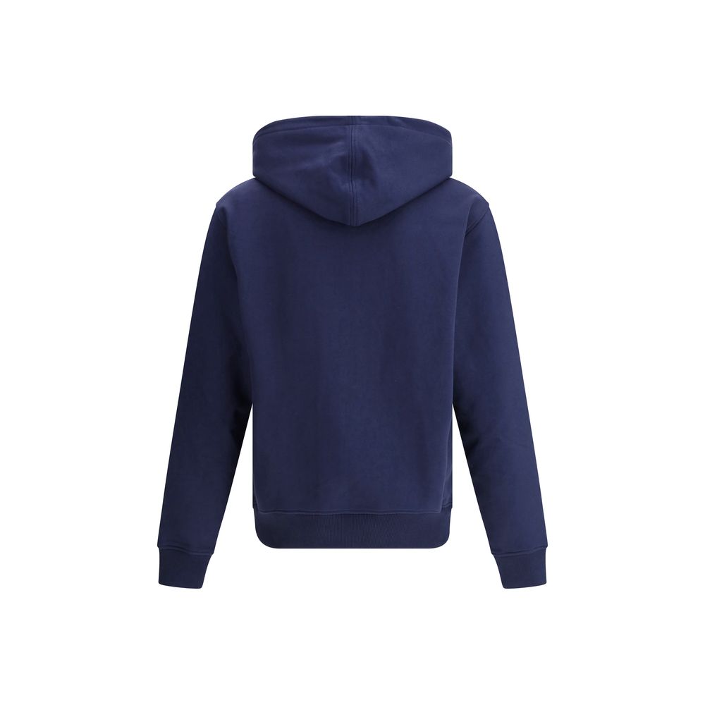 Ami Paris Blue Cotton Sweatshirt