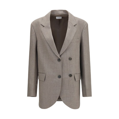 P.A.R.O.S.H. Beige Wool Oves Aries Blazer
