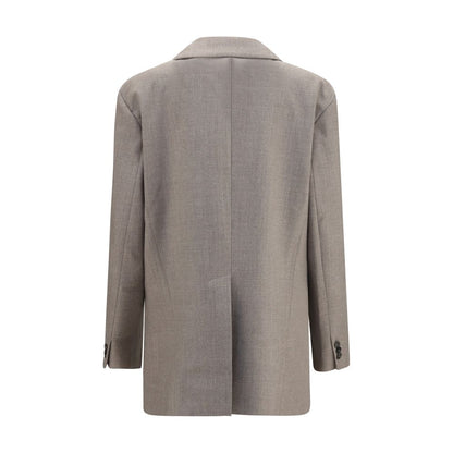 P.A.R.O.S.H. Beige Wool Oves Aries Blazer