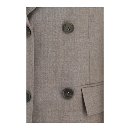P.A.R.O.S.H. Beige Wool Oves Aries Blazer
