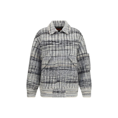 Bomber Jacket by Missoni for women in merino wool polyamide cotton & rayon multicolor & patterned presents a effortlessly chic silhouette, showcasing a sophisticated and premium pockets for a truly effortlessly chic finish.