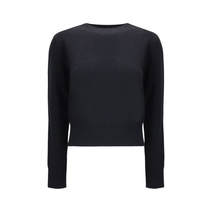 Sweatshirt by Ami Paris for women in merino wool black features an magnificent silhouette, showcasing a sophisticated crew neckline and detail for a truly magnificent finish.