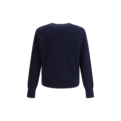 Sweatshirt by Ami Paris for men in cotton blue & jacquard features an exquisite silhouette, showcasing and crew neckline details for a exquisite look.