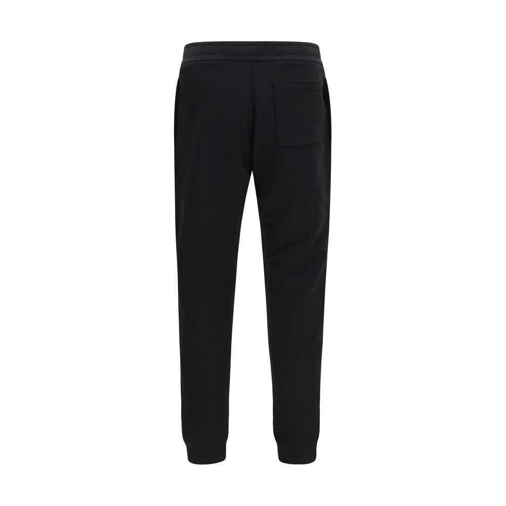 Activewear Pants by Moncler for men in cotton black & signature, featuring a athletic tapered-leg, athletic & regular-fit and long with a athletic and high-performance .