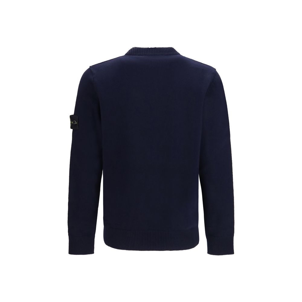 Sweatshirt by Stone Island for men in cotton black & signature features a unrivaled silhouette with a refined crew neckline and unrivaled detailing for a sophisticated look.