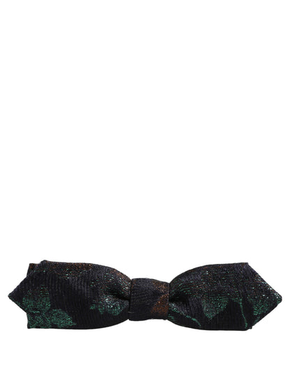 Dolce & Gabbana Men Multicolor 100% Silk Adjustable Neck Papillon Bow Tie