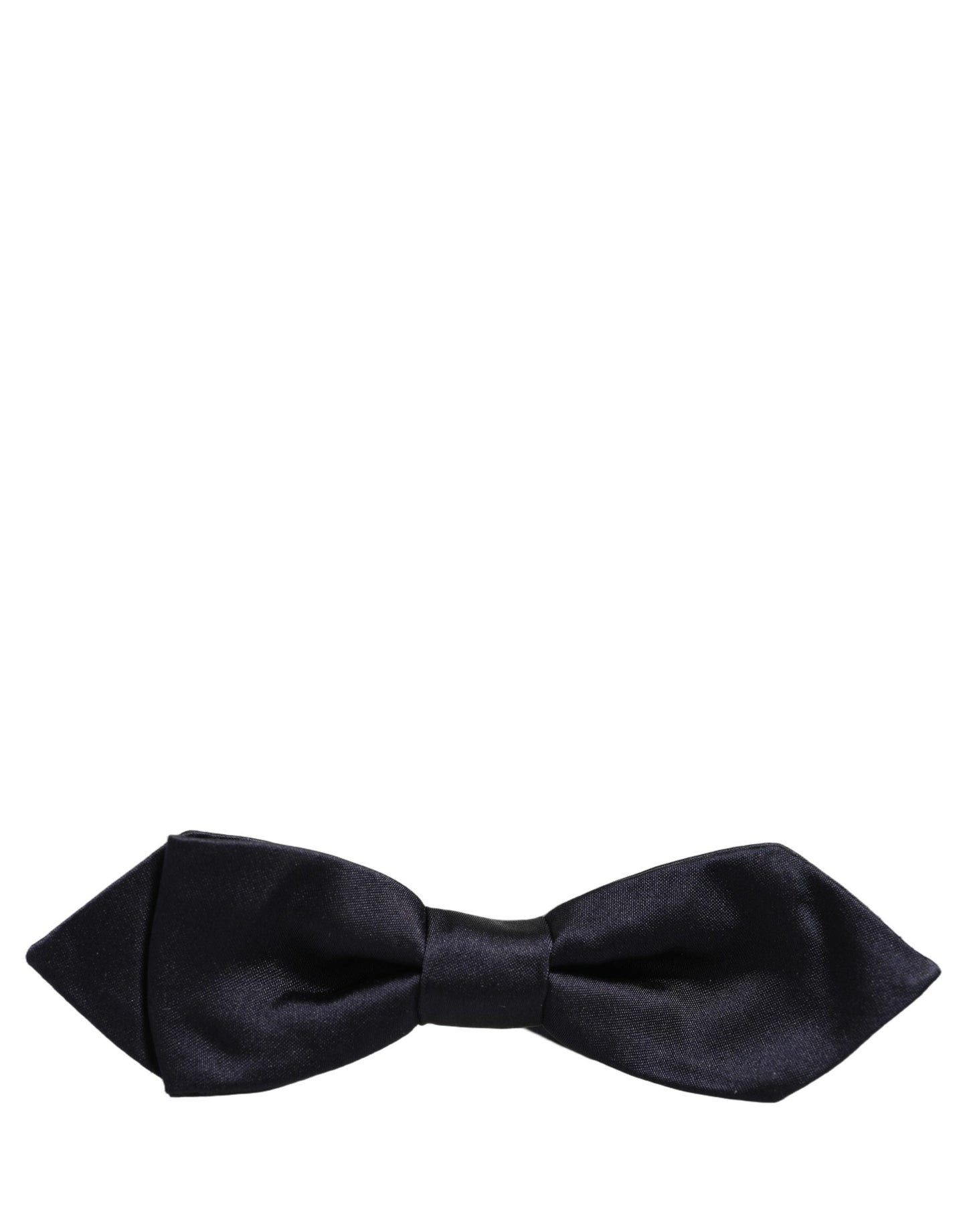 Dolce & Gabbana Men Dark Blue 100% Silk Adjustable Neck Papillon Bow Tie