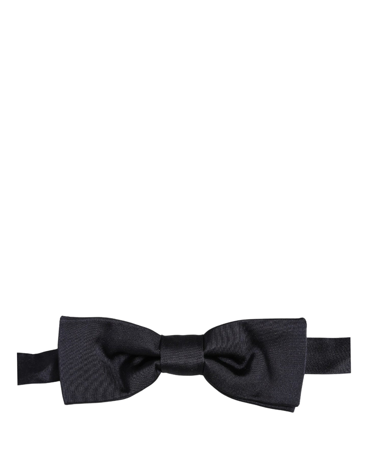 Dolce & Gabbana Men Dark Blue 100% Silk Adjustable Neck Papillon Bow Tie