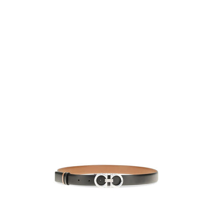 Belt by Ferragamo for women in bos taurus calf leather multicolor & palladium features a bohemian chic silhouette, showcasing the bohemian chic Gancini Bos Taurus Calf Leather Belt design with a sophisticated bohemian chic finish.
