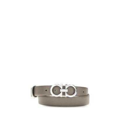 Belt by Ferragamo for women in bos taurus calf leather multicolor & palladium features a artisanal-chic design, artfully capturing the essence of the Gancini Bos Taurus Calf Leather Belt with a artisanal-chic finish.