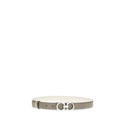Belt by Ferragamo for women in bos taurus calf leather multicolor & palladium features a versatile silhouette, artfully showcasing the versatile design of the Gancini Bos Taurus Calf Leather Belt for a sophisticated, premium finish.