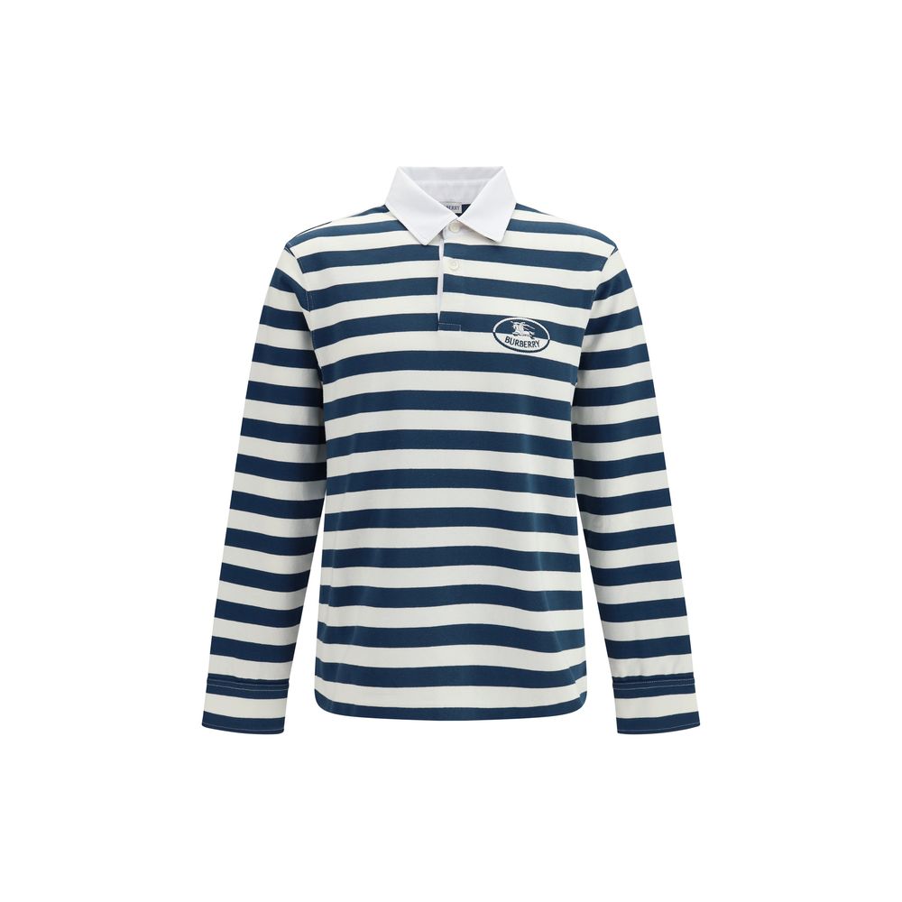 Polo Shirt by Burberry for men in cotton multicolor, patterned, signature & striped presents a distinguished silhouette, showcasing a sophisticated and distinguished long-sleeve for a truly distinguished finish.