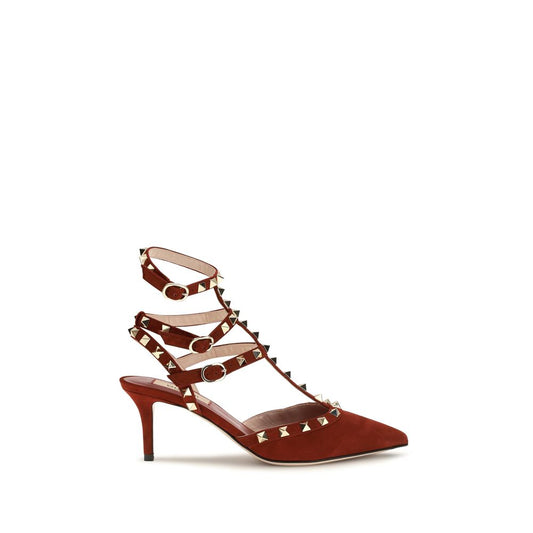 High-Heel Stiletto Pumps Heels by Valentino Garavani for women in suede leather & rubber and multicolor & signature showcases a effortlessly elegant silhouette as Rockstud Women's Suede Leather & Rubber High-Heel Stiletto Pumps Heels, featuring a effortlessly elegant stiletto high-heel and a effortlessly elegant pointed toe style for an elegant look.