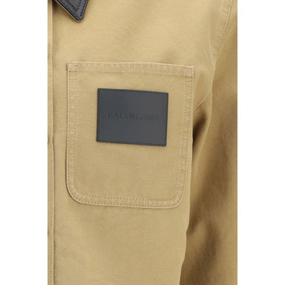 Balenciaga Beige Cotton Full-Length Jacket