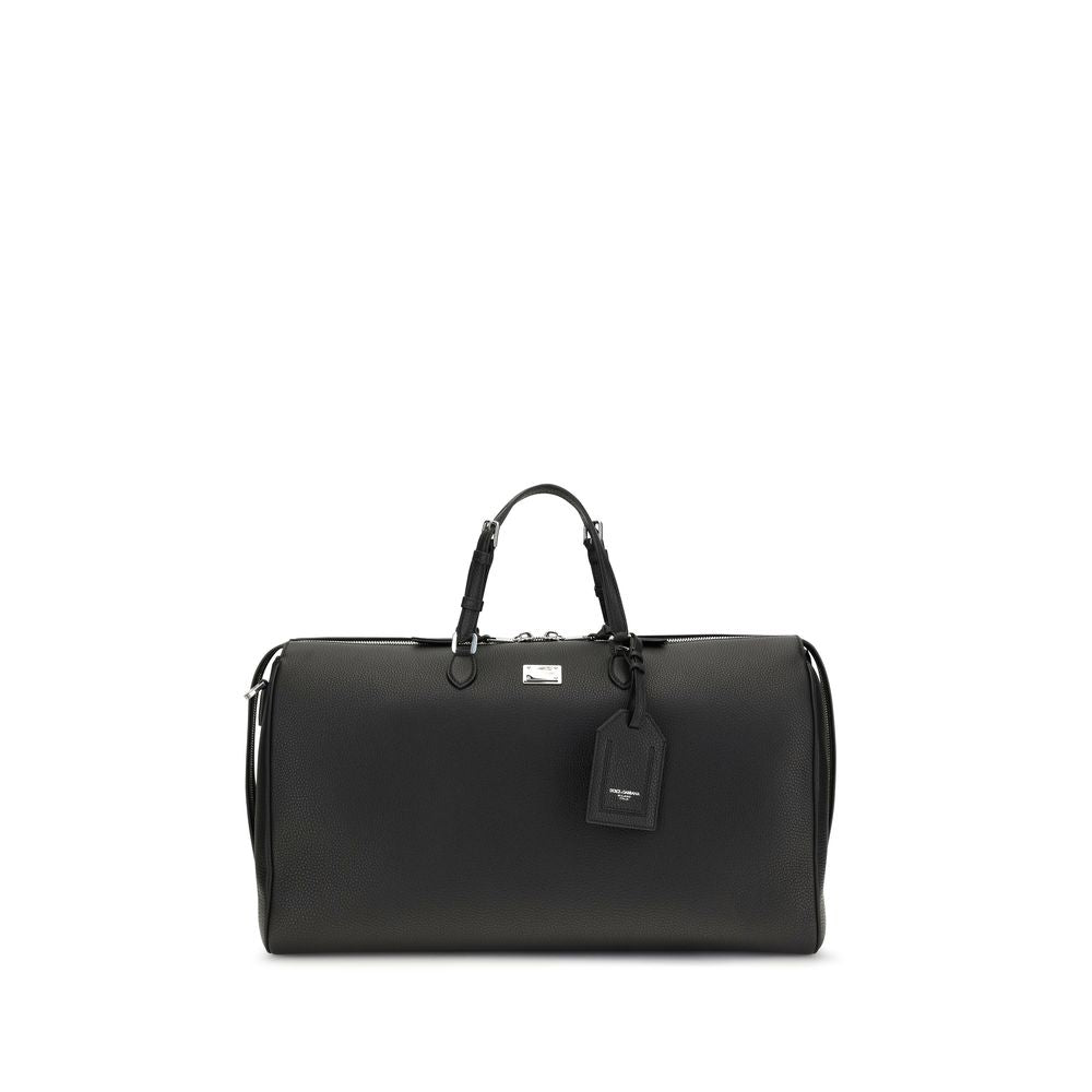 Briefcase by Dolce & Gabbana for men in pvc bos taurus calfskin nappa leather & palladium black, natural & palladium features a utilitarian chic Vittoria PVC Bos Taurus Calfskin Nappa Leather & Palladium Briefcase design with a secure zipper, utilitarian chic internal-pockets, and versatile shoulder-strap, handle & adjustable-strap for a sophisticated look.