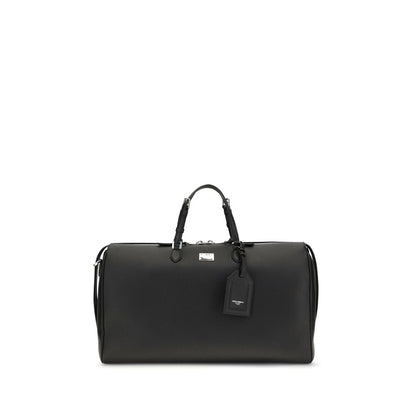 Briefcase by Dolce & Gabbana for men in pvc bos taurus calfskin nappa leather & palladium black, natural & palladium features a utilitarian chic Vittoria PVC Bos Taurus Calfskin Nappa Leather & Palladium Briefcase design with a secure zipper, utilitarian chic internal-pockets, and versatile shoulder-strap, handle & adjustable-strap for a sophisticated look.