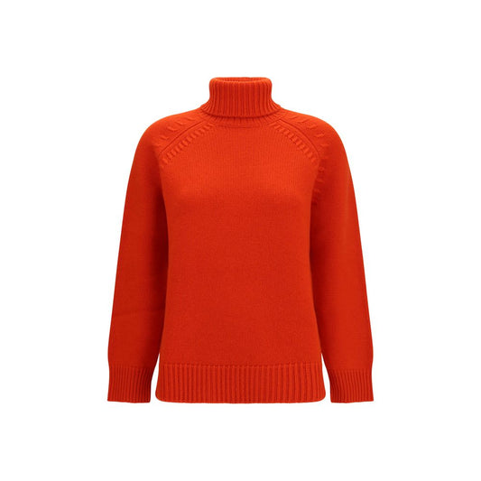 Sweater by P.A.R.O.S.H. for women in cashmere & capra leather multicolor showcases an masterful silhouette, artfully detailed with a masterful turtle high-neck neckline and long-sleeve for a sophisticated, premium finish.