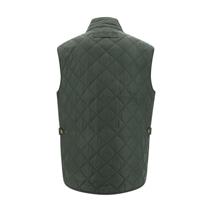 Barbour Green Polyamide Sleeveless Jacket