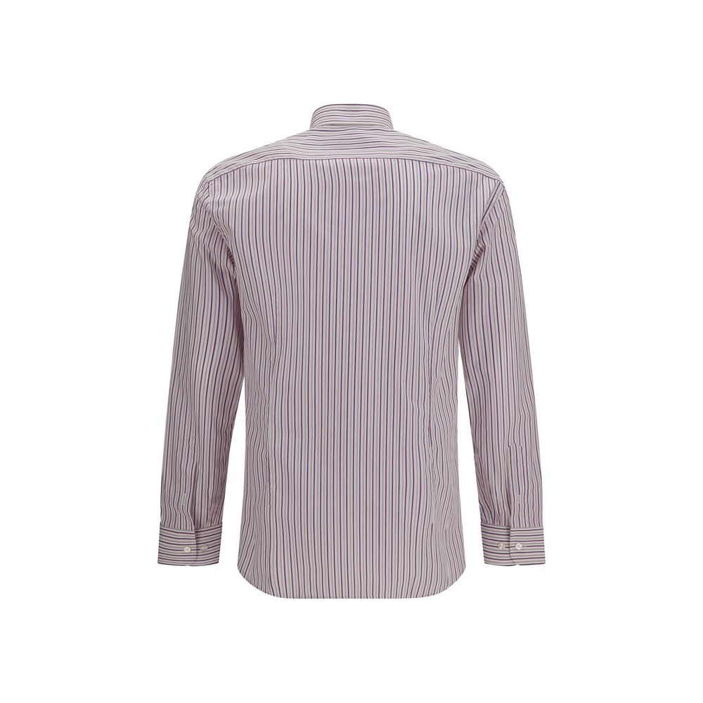 Shirt by Etro for men in cotton multicolor, patterned, signature, monogram & striped presents a discerning silhouette, showcasing a sophisticated and for a truly discerning finish.