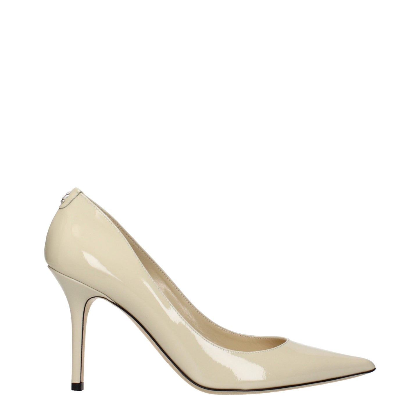 High-Heel Pumps Heels by Jimmy Choo for women in patent leather beige features an effortlessly chic silhouette from the Women's Patent Leather High-Heel Pumps Heels collection, showcasing a high-heel and effortlessly chic for a effortlessly chic look.