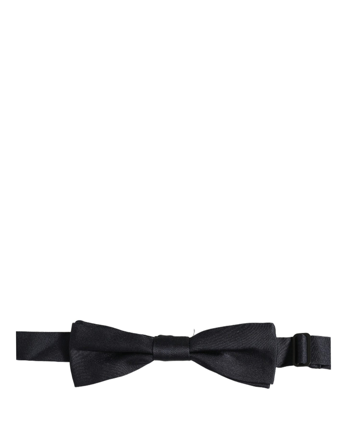 Dolce & Gabbana Men Black 100% Silk Adjustable Neck Papillon Bow Tie