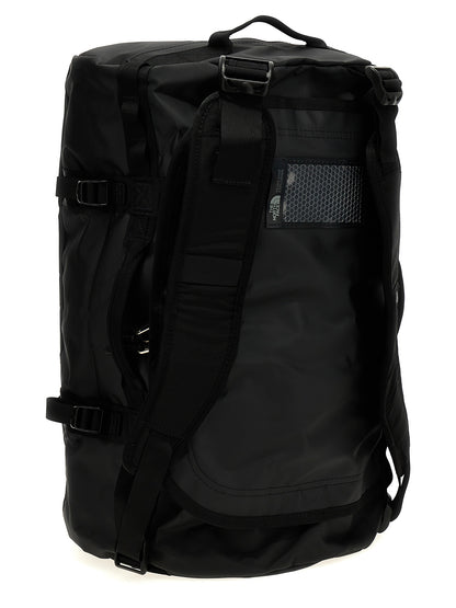 Small Travel Flap Backpack by The North Face for unisex in lyocell polyester mesh black presents a versatile Base Camp Duffel City Lyocell Polyester Mesh Small Travel Flap Backpack design, showcasing a secure flap & zipper with ample and versatile backpack-strap, adjustable-strap & handle for a versatile finish.