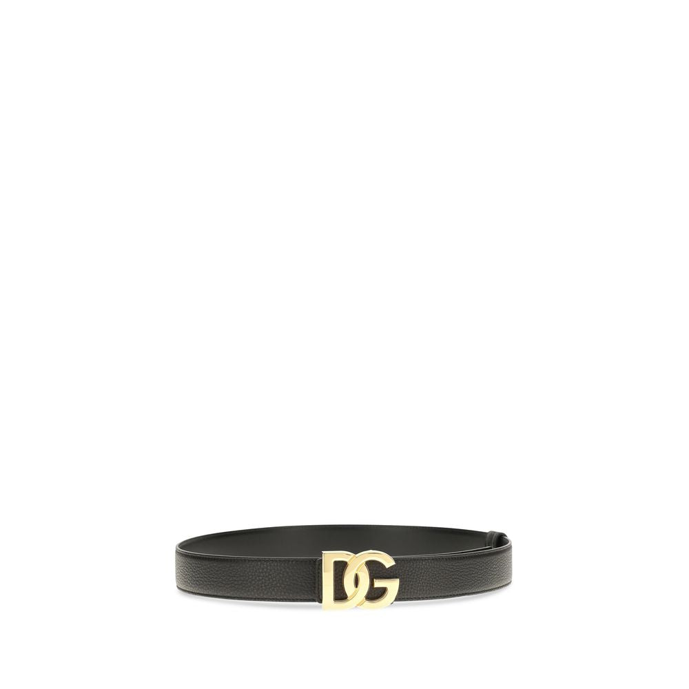 Belt by Dolce & Gabbana for men in bos taurus calfskin leather & palladium black, natural, palladium & signature presents a artisanal silhouette from the Bos Taurus Calfskin Leather & Palladium Belt collection, showcasing an artisanal design and refined craftsmanship for a artisanal look.