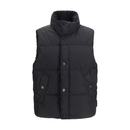 Stone Island Black Goose Down Sleeveless Jacket