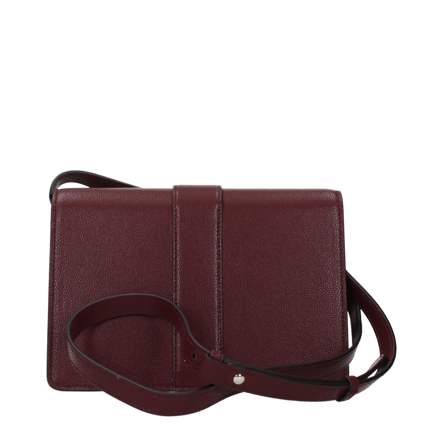 Crossbody Handbag by Jimmy Choo for women in leather red features a versatile chic silhouette, meticulously detailed with a secure , ample , and versatile crossbody-strap & adjustable-strap.