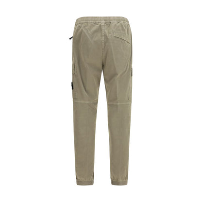 Cargo Pants by Stone Island for men in stretch cotton bicolour & signature features an tailored straight & regular-fit with a and long, creating a tailored utilitarian silhouette.