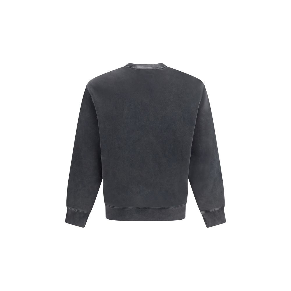 Sweatshirt by Maison Kitsuné for men in cotton gray features a unrivaled silhouette with a refined crew neckline and unrivaled detailing for a sophisticated look.
