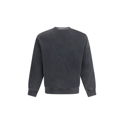 Sweatshirt by Maison Kitsuné for men in cotton gray features a unrivaled silhouette with a refined crew neckline and unrivaled detailing for a sophisticated look.
